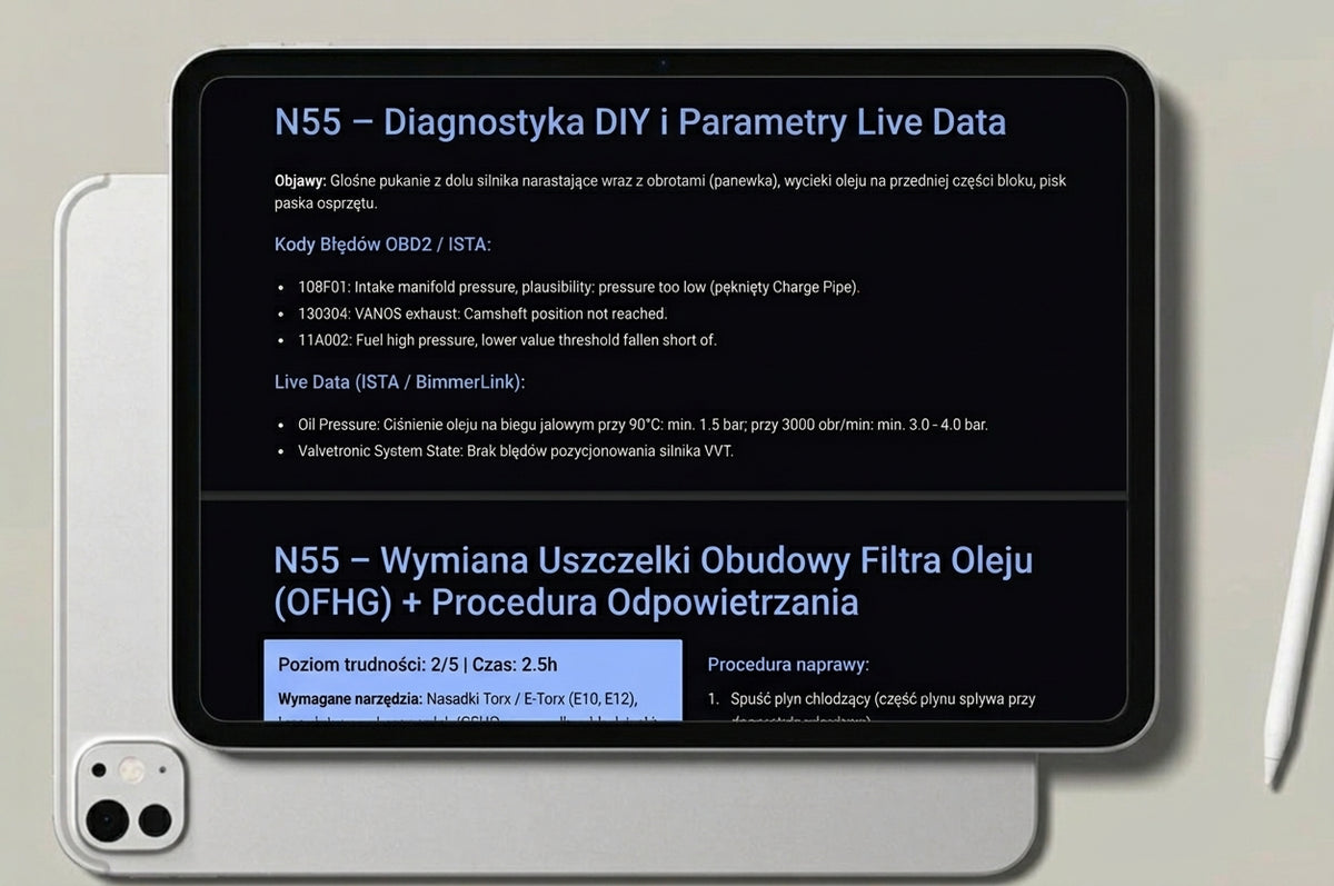 BMW E-Series – Kompleksowy Poradnik Diagnostyki i Serwisu